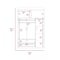 Tuhome Chile Armoire, Rod, 3 Door Cabinet, 2 Drawers, 2 Superior Adjustable Shelves, Metal Hardware, White CLB5949 - alternate 5